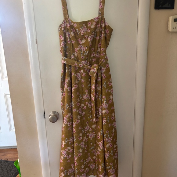 Lulus NWT Sunny Posture Floral Sleeveless Midi Dress - Picture 7 of 11